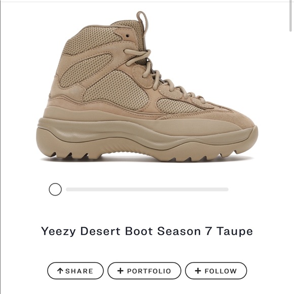 YEEZY DESERT BOOT SEASON 7 TAUPE - Picture 1 of 1